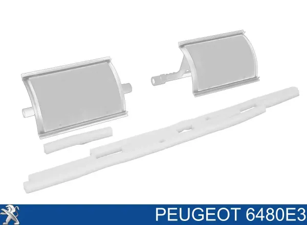 Ремкомплект заслонки отопителя (печки) 6480E3 Peugeot/Citroen