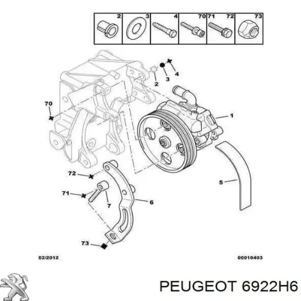 6922H6 Peugeot/Citroen