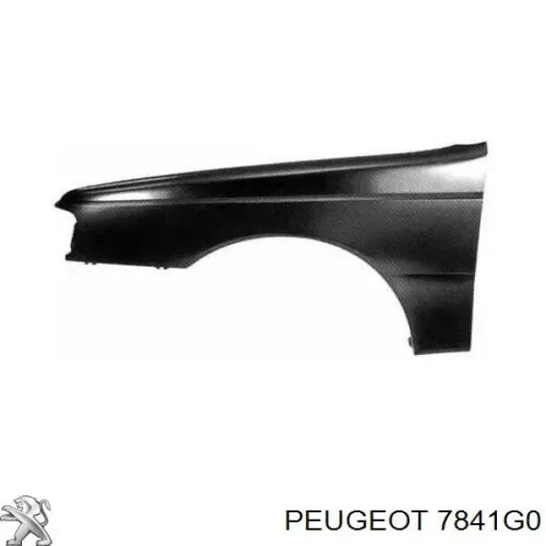 Крыло переднее правое 7841G0 Peugeot/Citroen