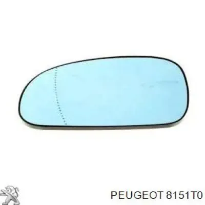 Стекло левого зеркала заднего вида 8151T0 Peugeot/Citroen