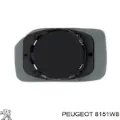Стекло левого зеркала заднего вида PEUGEOT 8151W8