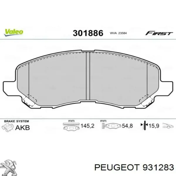  931283 Peugeot/Citroen