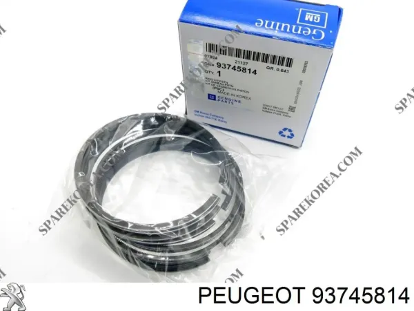 Кольца поршневые 93745814 Peugeot/Citroen
