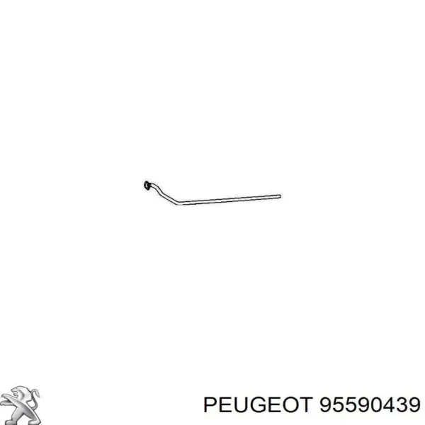 Приёмная труба 95590439 Peugeot/Citroen