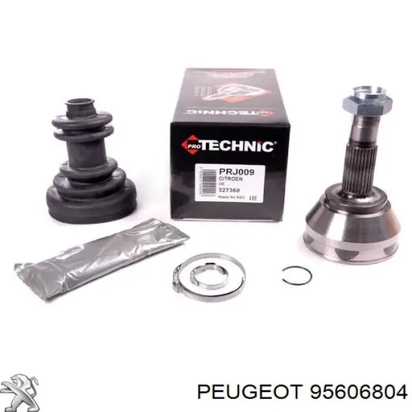 Правая полуось 95606804 Peugeot/Citroen