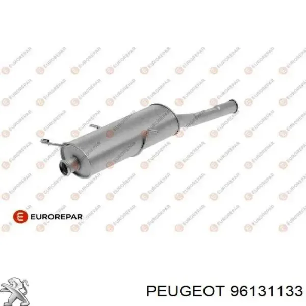 Глушитель задний 96131133 Peugeot/Citroen