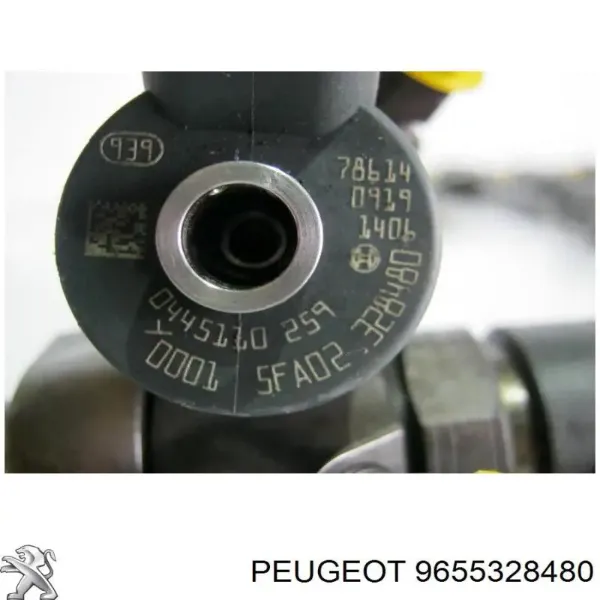 Топливные форсунки 9655328480 Peugeot/Citroen