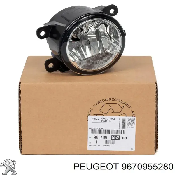 Противотуманки 9670955280 Peugeot/Citroen