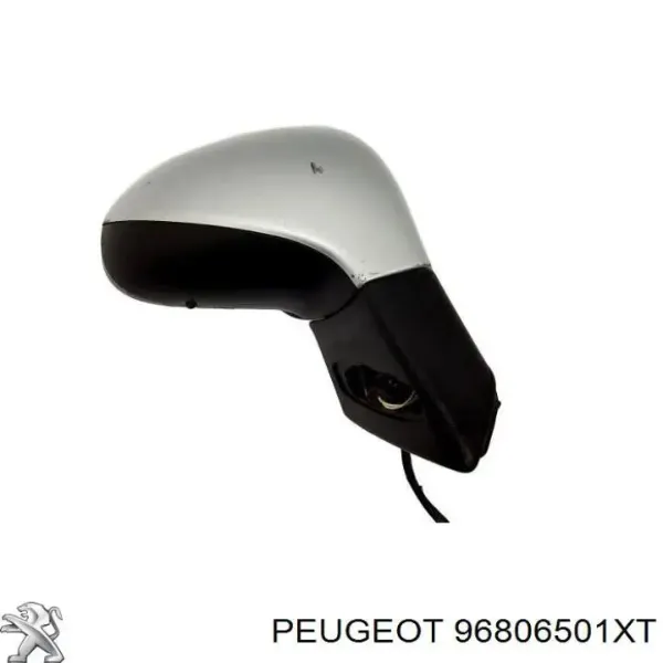 Правое зеркало 96806501XT Peugeot/Citroen