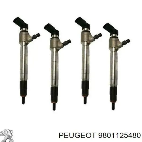 9801125480 Peugeot/Citroen Форсунка впрыска топлива