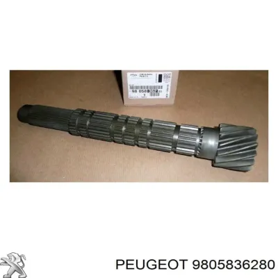 Вал коробки передач первичный PEUGEOT 9805836280