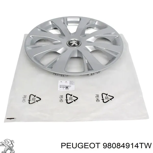 Колпаки Peugeot 208 CA, CC