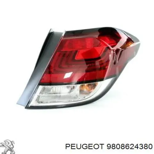 Фонарь задний правый внешний 9808624380 Peugeot/Citroen