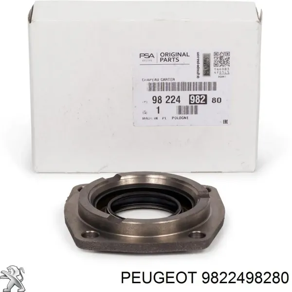 Сальник полуоси переднего моста левой 9822498280 Peugeot/Citroen
