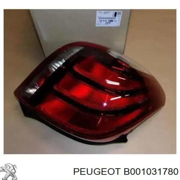 Фонарь задний левый B001031780 Peugeot/Citroen