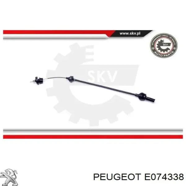 Трос сцепления E074338 Peugeot/Citroen