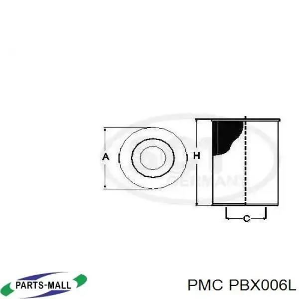 Фильтр очистки масла центробежный Parts-Mall PBX006L цена, от