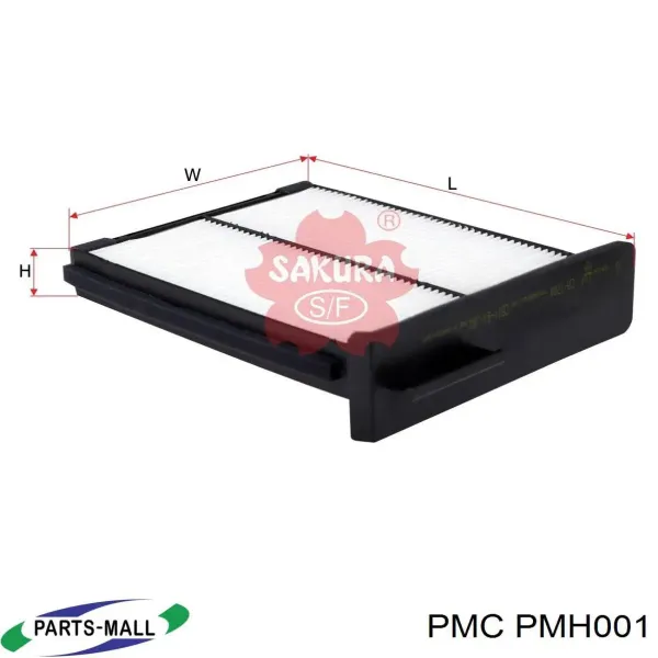 Фильтр салона PMH001 Parts-Mall