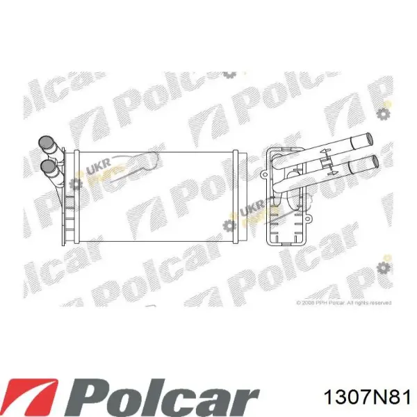 Радиатор печки 1307N81 Polcar