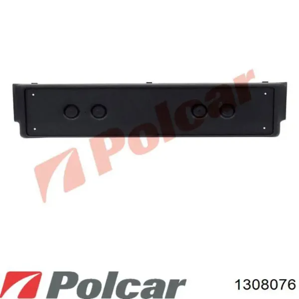 Накладка бампера переднего правая 1308076 Polcar