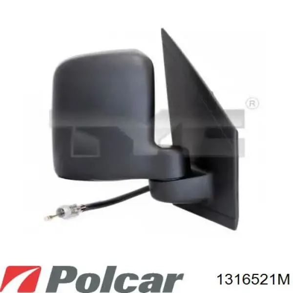 Правое зеркало 1316521M Polcar