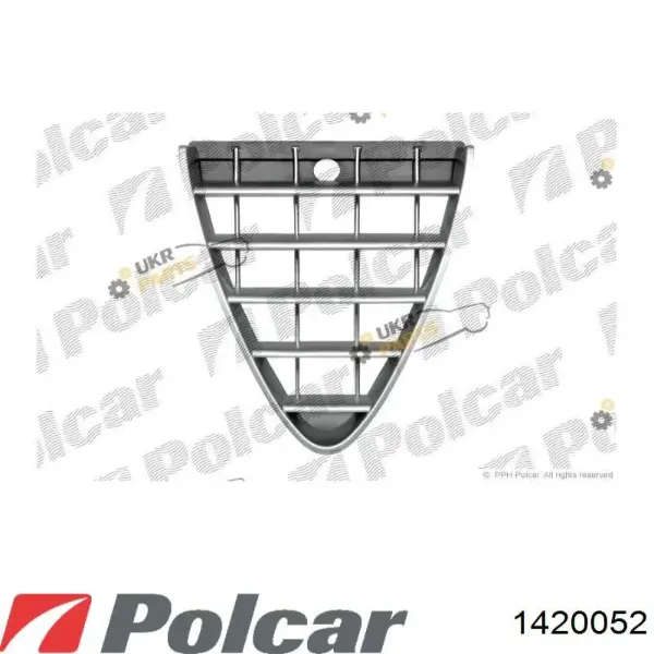 Решетка бампера переднего левая 1420052 Polcar