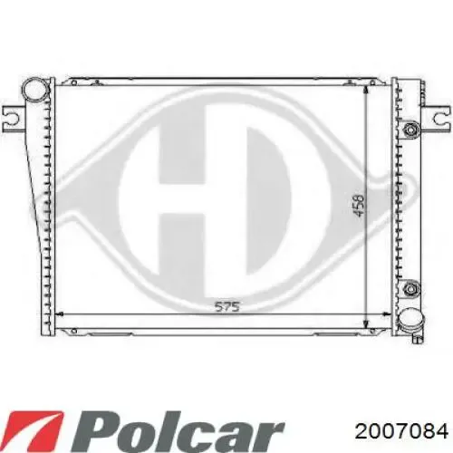 Радиатор 2244647 BMW