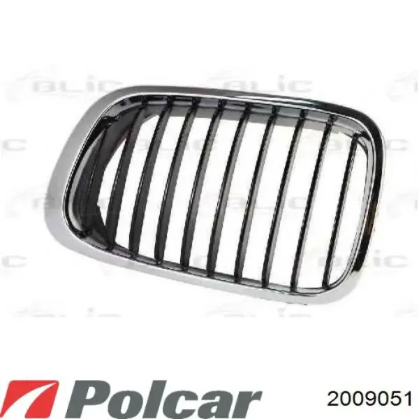Решетка радиатора левая 2009051 Polcar