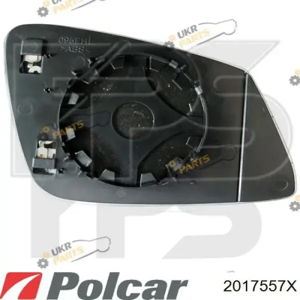 Стекло правого зеркала заднего вида 2017557X Polcar