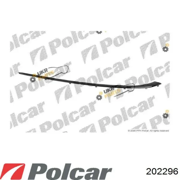 Задний бампер 202296 Polcar