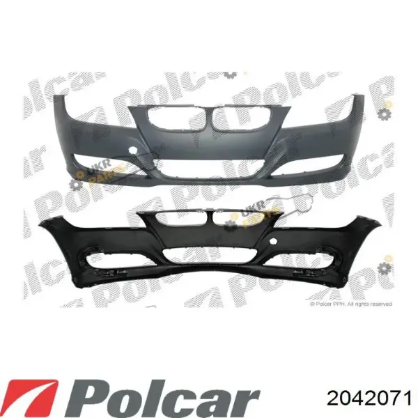 Передний бампер 2042071 Polcar