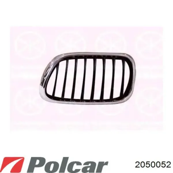 Решетка радиатора левая 2050052 Polcar