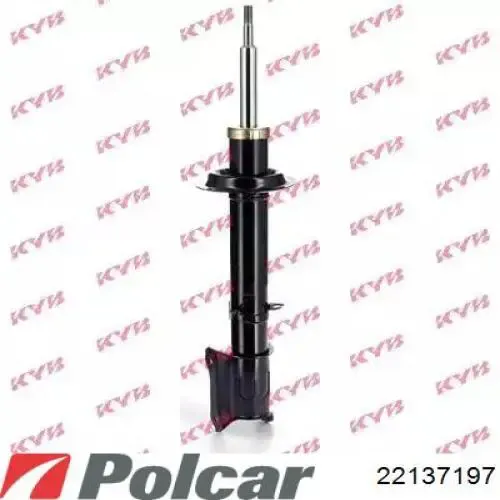 Амортизатор передний левый 22137197 Polcar
