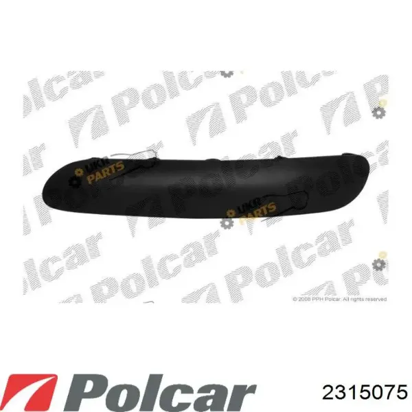 Молдинг бампера переднего левый APCT0238T Amparts