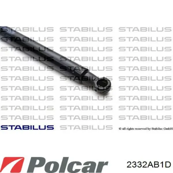 Амортизатор багажника ST50809 Sato Tech