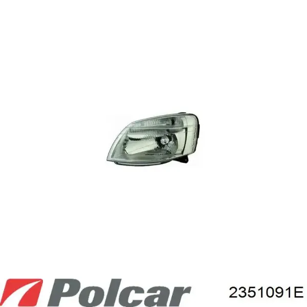 Левая фара 2351091E Polcar