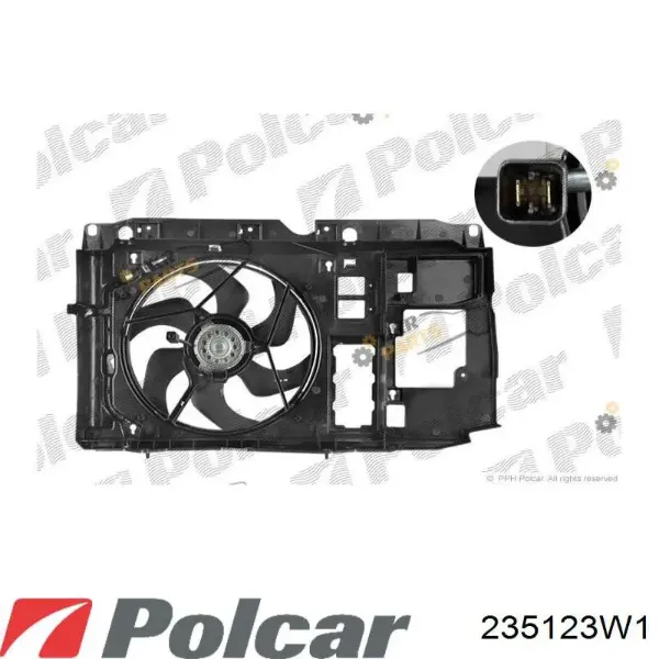 Электровентилятор охлаждения 235123W1 Polcar