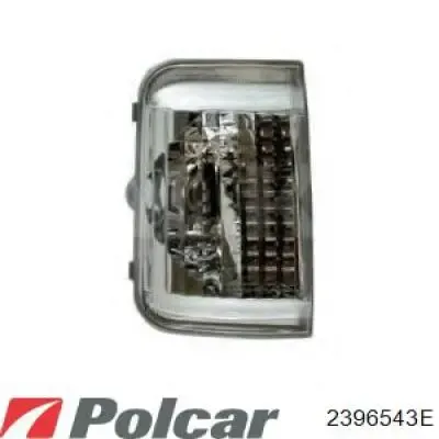 Стекло левого зеркала заднего вида 2396543E Polcar