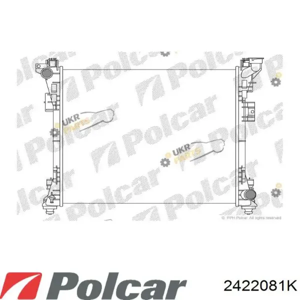 Радиатор 2422081K Polcar