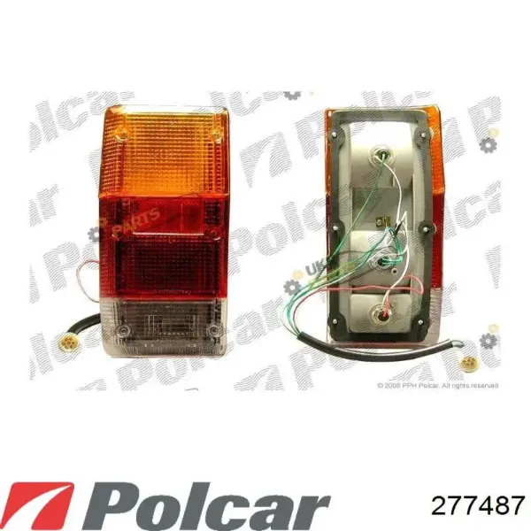 Фонарь задний левый 277487 Polcar