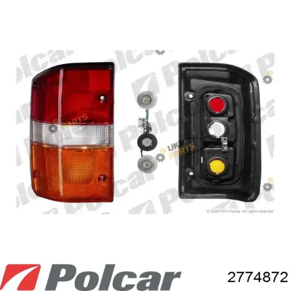 Фонарь задний левый 2774872 Polcar