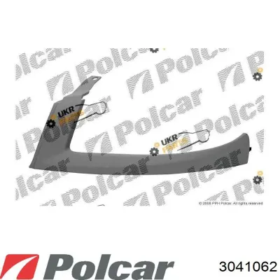 Ресничка (накладка) правой фары POLCAR 3041062
