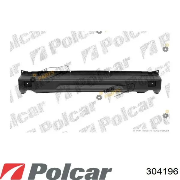 Бампер задний, центральная часть 304196 Polcar
