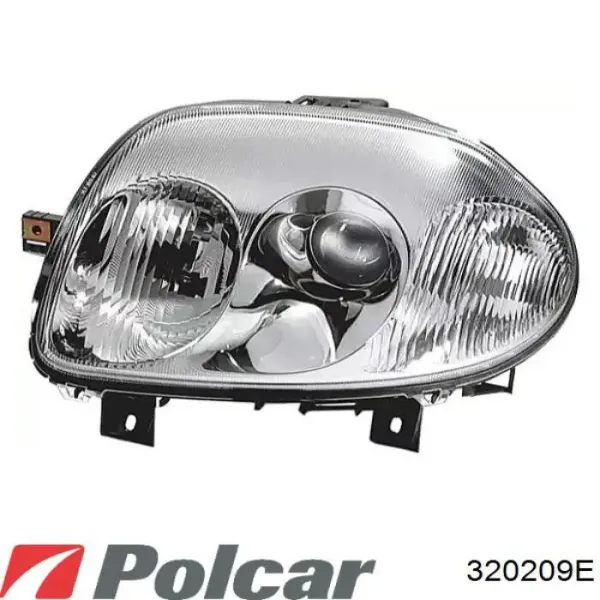 Левая фара 320209E Polcar