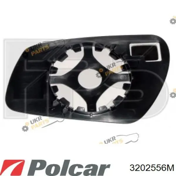 Стекло правого зеркала заднего вида 3202556M Polcar