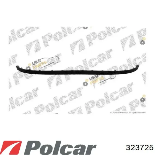 Спойлер переднего бампера 323725 Polcar