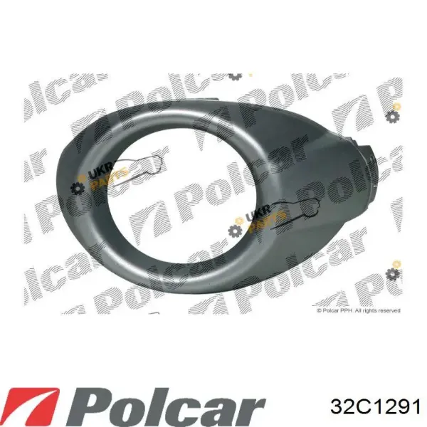 Ободок (окантовка) фары противотуманной левой 32C1291 Polcar