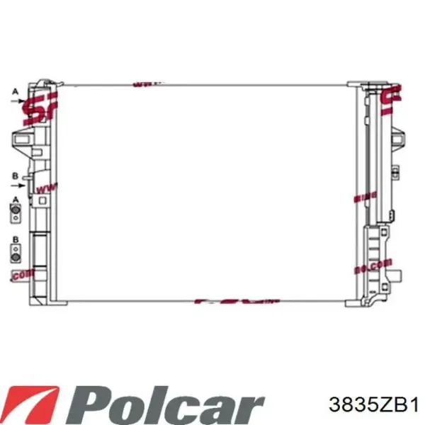 Бачок системы охлаждения 3835ZB1 Polcar