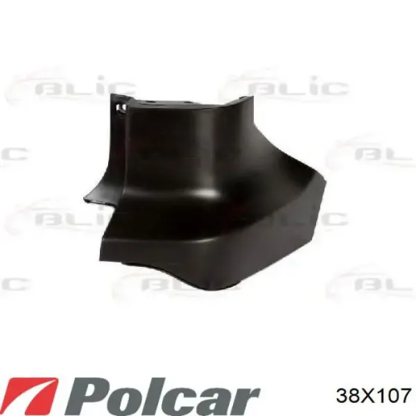 Бампер передний, верхняя часть 38X107 Polcar