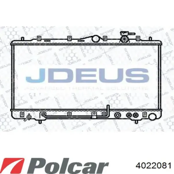 Радиатор 4022081 Polcar